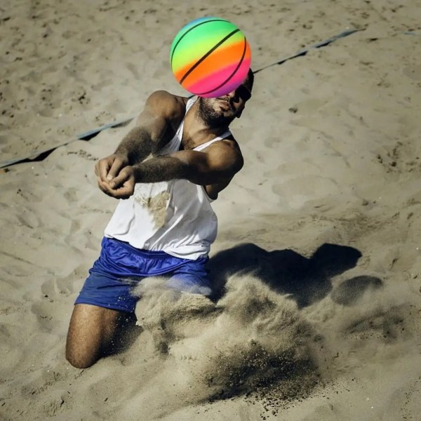 Rainbow Beach Ball Lasten Jalkapallo D D D