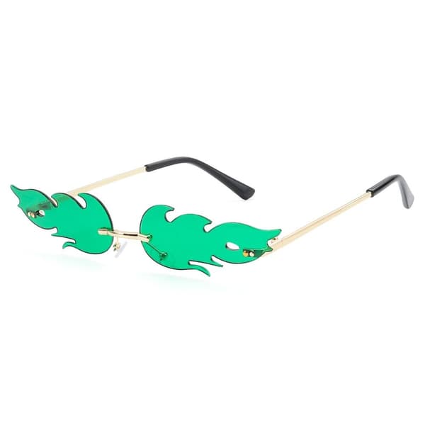 Irländska Shamrock Solglasögon St. Patrick's Day FLAME FLAME Flame