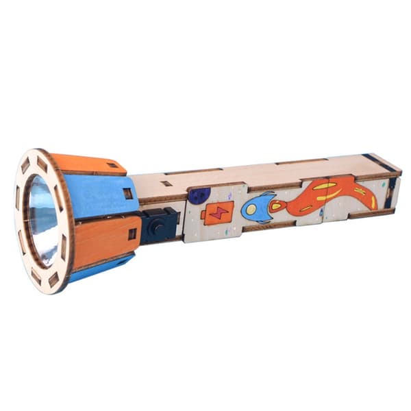 DIY Taskulamppu Sähköinen Taskulamppu Tiedekoe Sarja Flashlight