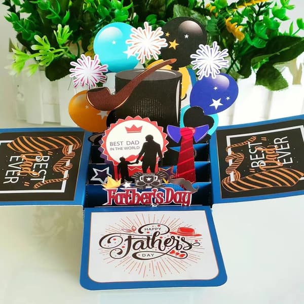 3D Pop-up Bukett Papirblomster 2 2 2