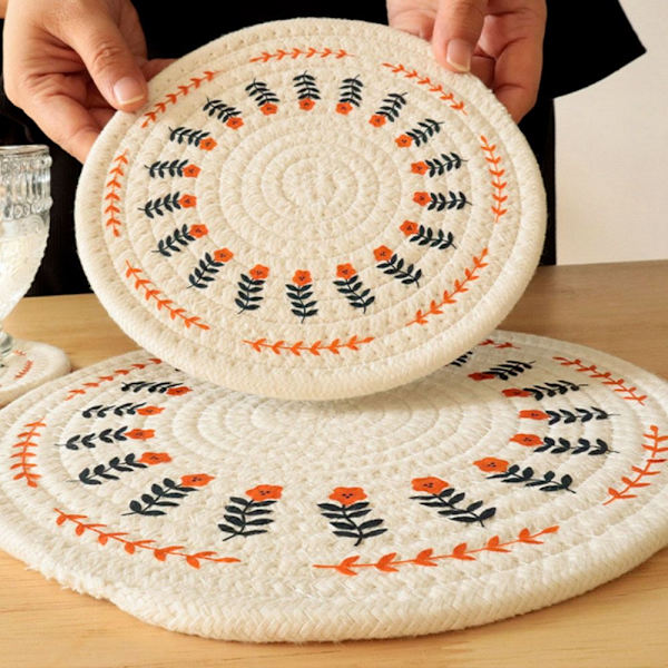 1kpl ruokapöytämatto pöytäalustanko 18cm 18cm 18cm
