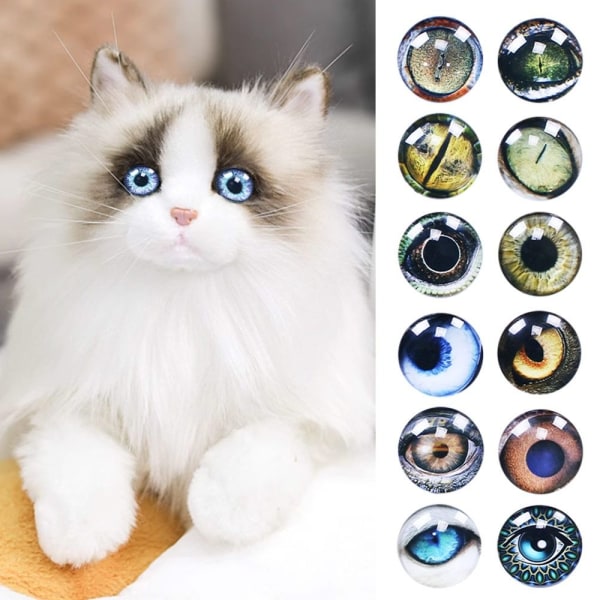 20 stk/10 par Eyes Crafts Eyes Puppet Crystal Eyes 20MM 20MM 20mm