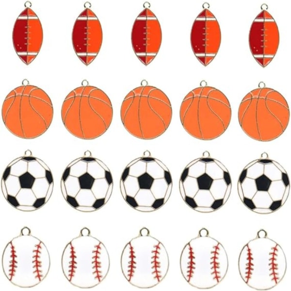 Sports charms Vedhæng charms Alloy Sports Ball charms