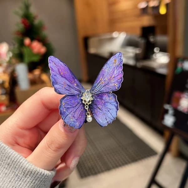 Sommerfugle Hårnåle Søde Hårklemmer BLÅ Blue