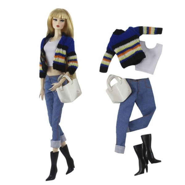 30 cm kvinnelige jakker dukke cardigans kjoler 3 3 3