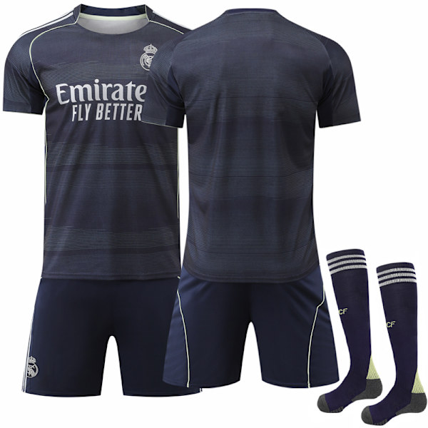 25-26 Real Madrid vierasjalkapallopaita, setti sukilla, ei numeroa Adult XXL