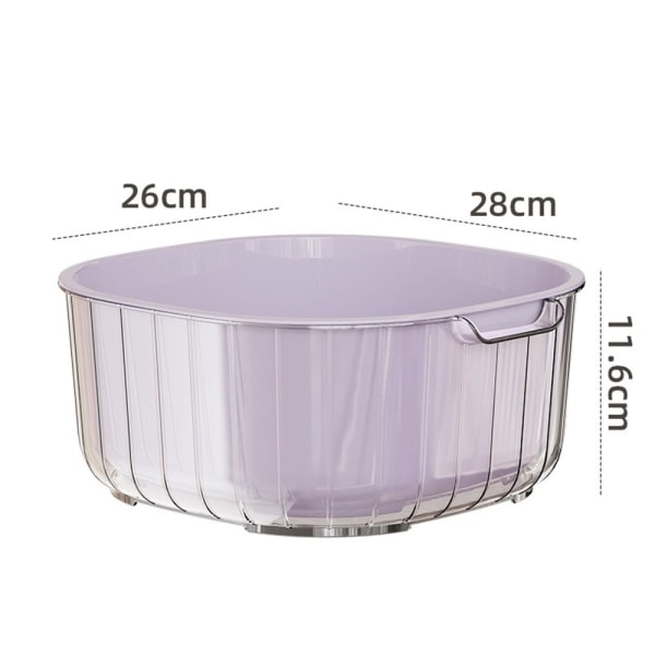 Tømmekurv Vegetabilsk vaskekum LILLA 4,5L 4,5L purple 4.5L-4.5L