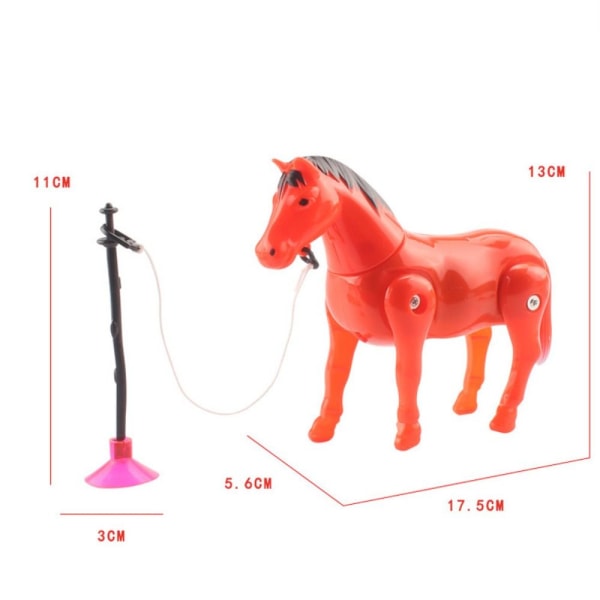 Horse Circling Legetøj Elektrisk Hest Model A-RED A-RED A-red