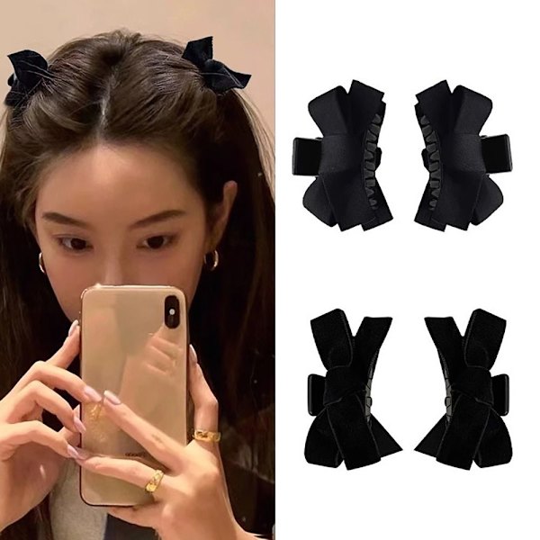 1 pari Bowknot-hiusneula C C C