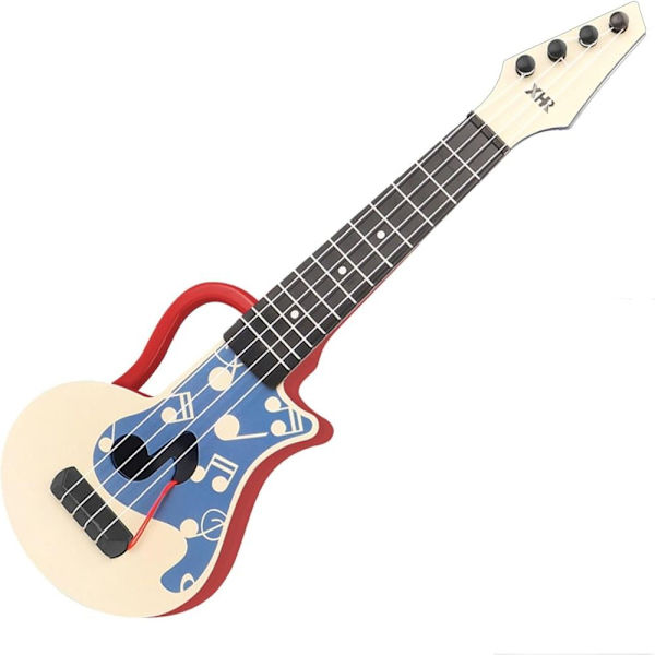 Leksaksgitarr Ukulele för Barn RÖD red