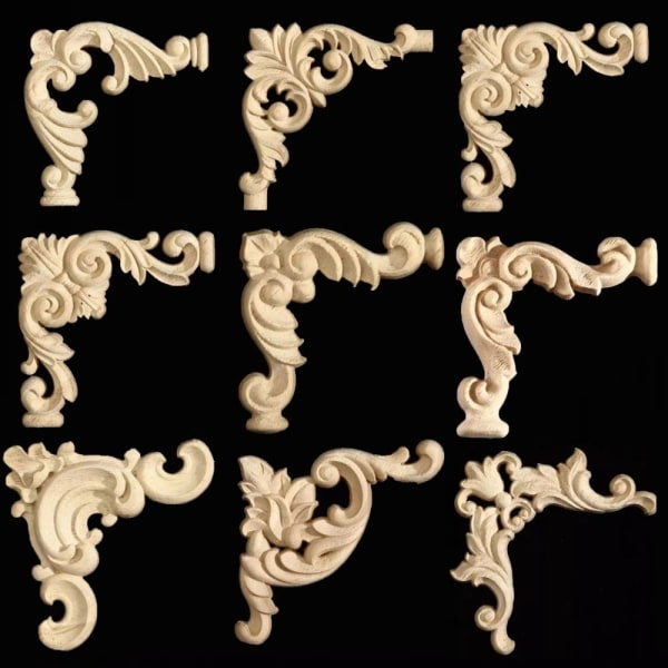 Træudskårne håndværk Træfigurer Håndværk 7X7CM4 4 7x7cm4