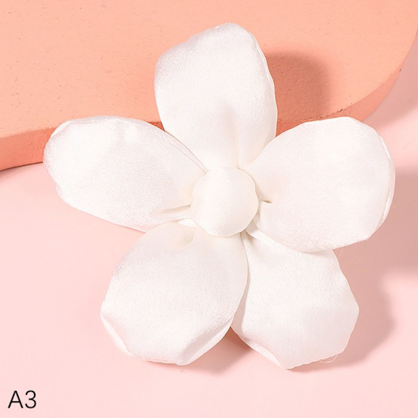 Muoti Kangas Rintaneula Flower Design Rintakoru Pins VALKOINEN EI Rintaneula white no brooch-no brooch