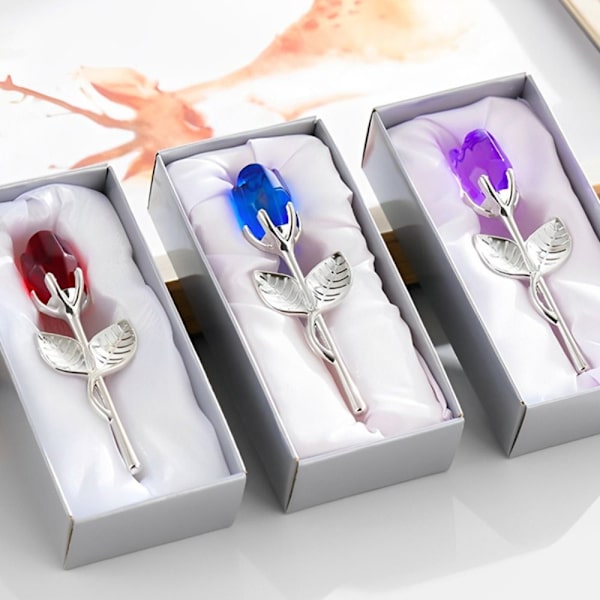 Crystal Rose Ornament Kodinsisustuskoristeet C C C