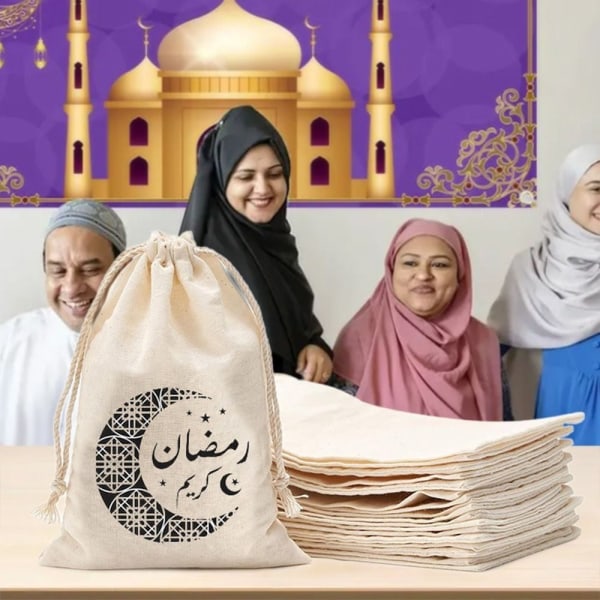 Eid Mubarak/Ramadan Mubarak Väska Eid Godispåsar 1 1 1