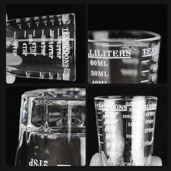 Espressoshotglas Mätglas VIT 45ML 45ML white 45ml-45ml