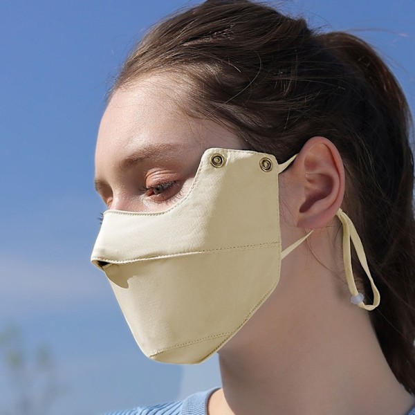 Hattmask Ansiktetäcker GUL yellow