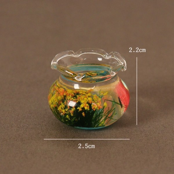 1/12 Fish Tank Dollhouse Miniature Glass 2 2 2