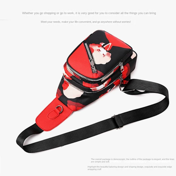 Axelväska i etnisk stil Retro Crossbody-väska 4 4 4