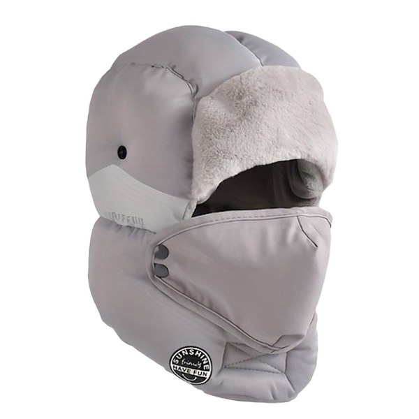 Öronlapp Cap Bomberkeps MÖRKGRÅ Dark grey