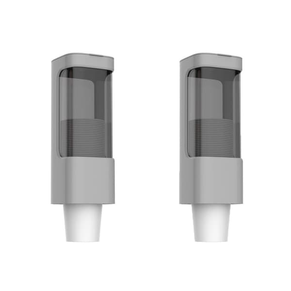 2 stk Koppholder-koppdispenser GRÅ Gray