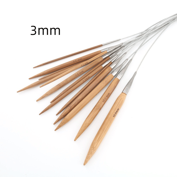 Rundpinde Hæklenål 3MM 3mm