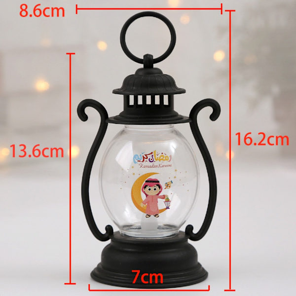 Ramadan Kareem Led Lantern LED Ljus Lantern VIT white