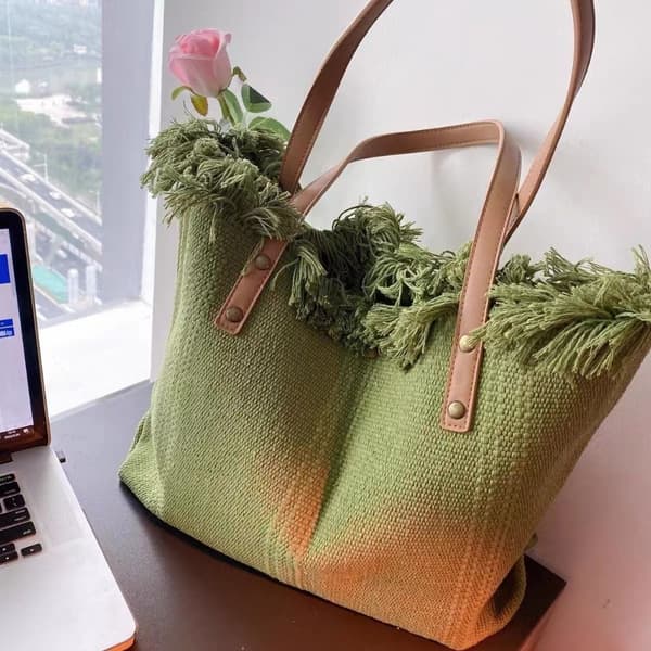 Skuldervesker Tote Bag HVIT white