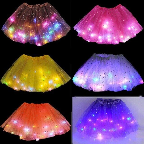 Danseskjørt Glow Tutu HVIT BARN BARN white kids-kids