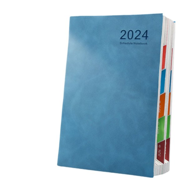 Notebook Timeplan Book BLÅ Blue
