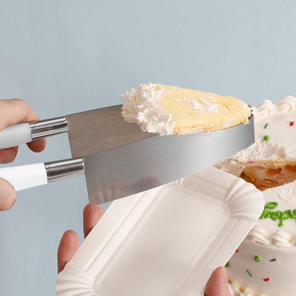 Cake Slicer Cutter Pie Cutting Cake Clip Pink