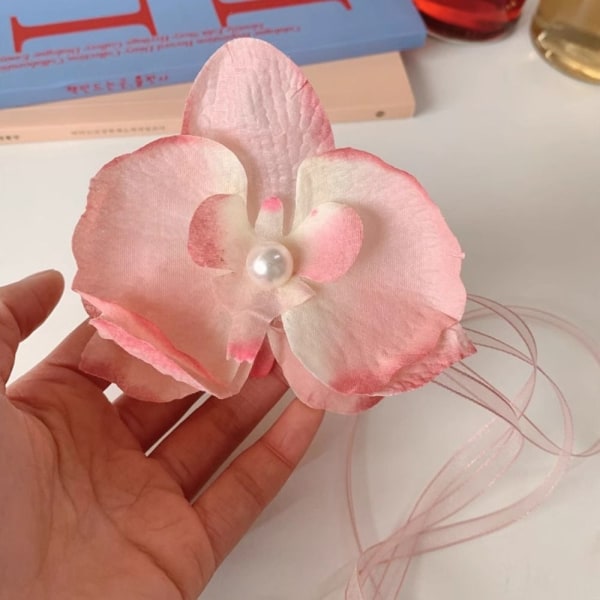 Phalaenopsis Blomma Hårnål Haj Clip BLÅ blue