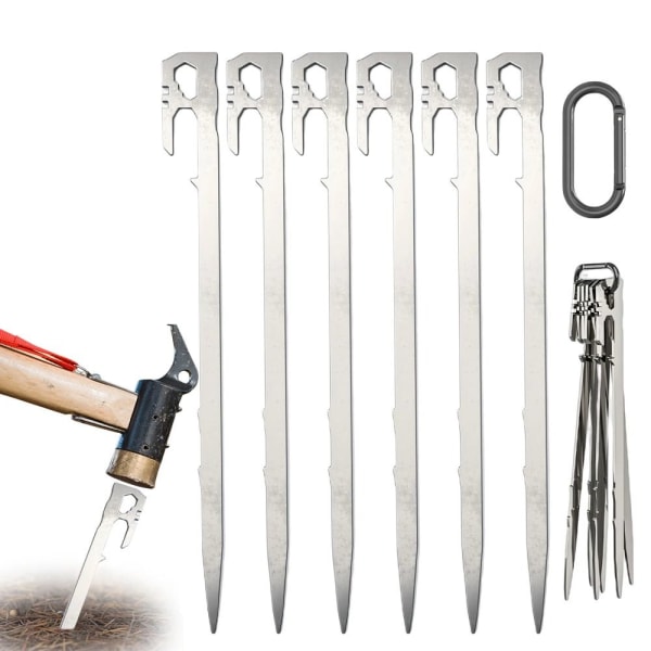 1/6 stk. Campingteltpæle Baldakin teltpløkker 22CM-1STK 22CM-1STK 22cm-1pcs