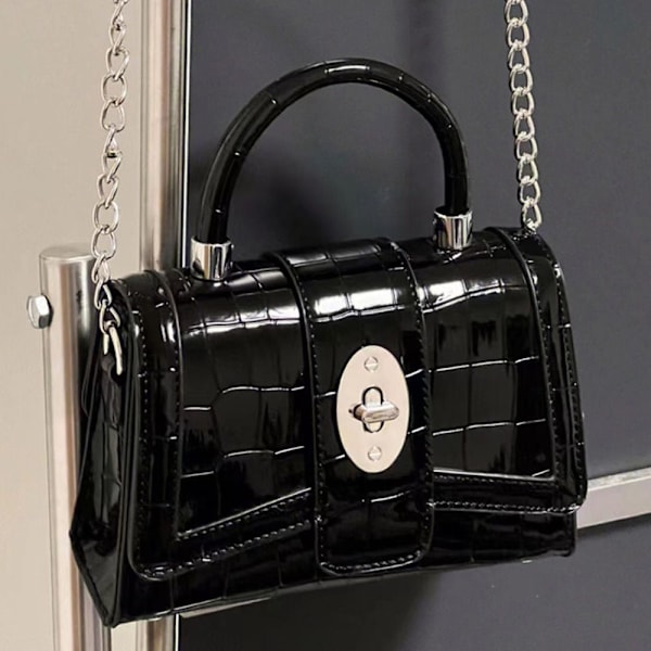 Læder Tote Bags Top Håndtag Taske Crossbody Tasker