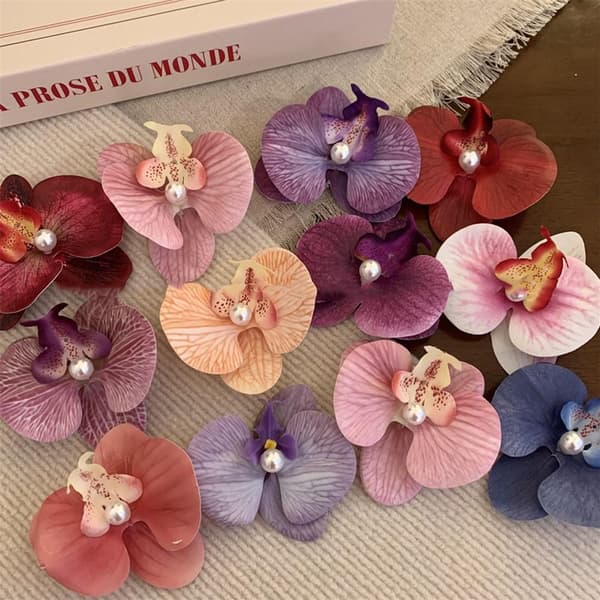 Hårklemme Blomster Hårspænder 3 3 3