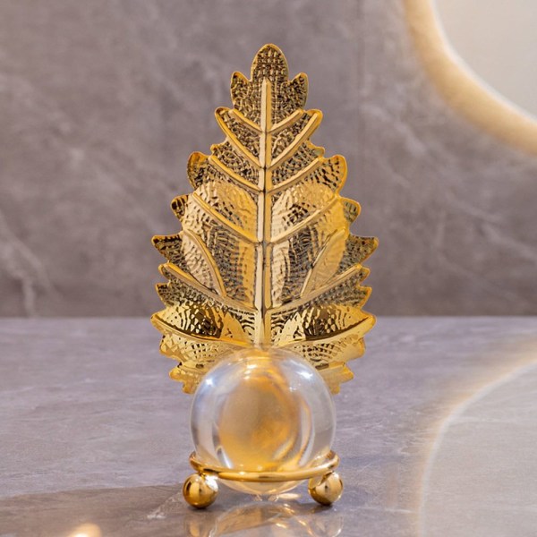 Blad Krystalkugle Ornamenter Krystalkugle Craft 7 7 7