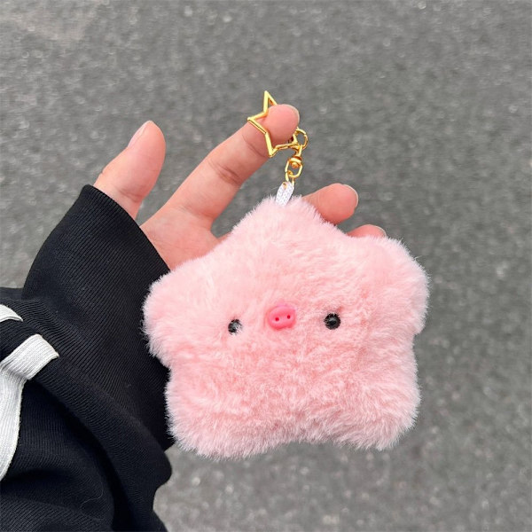 Star Pig nøkkelring plysj nøkkelring dukkeanheng