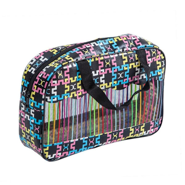 Makeup Bag Kosmetikk Oppbevaringsveske SVART Black