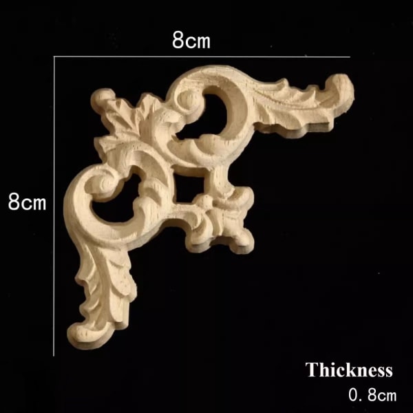 Træudskårne håndværk Træfigurer Håndværk 8X8CM1 1 8x8cm1