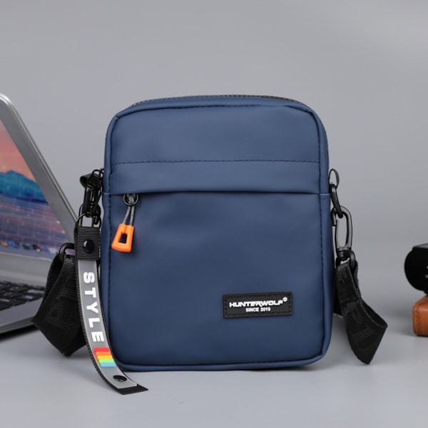 Messenger Sling Laukut Crossbody Pussi MUSTA black