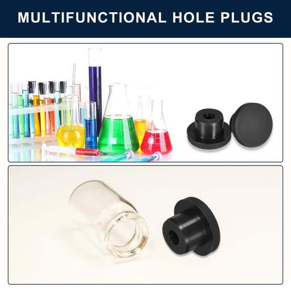 10 st Plugghål Gummihålplugg Vattentät Knapplugg 10PCS
