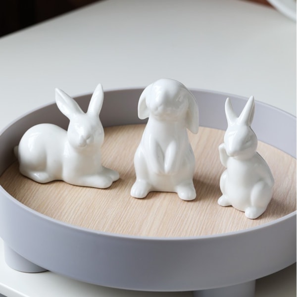 Påskharefigurer Kaninskulptur C C C