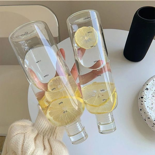 Vesipullo Time Scale juomakuppi MUSTA 500ML 500ML black 500ml-500ml
