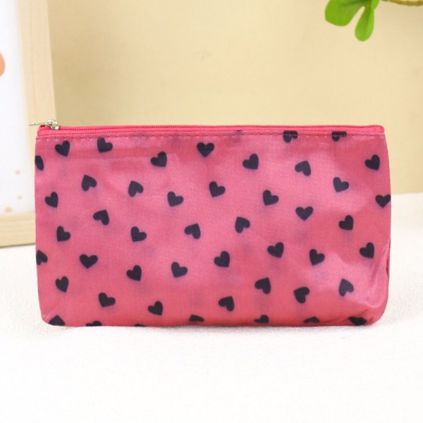 Makeup Bag Oppbevaringsveske RØD RØD Red