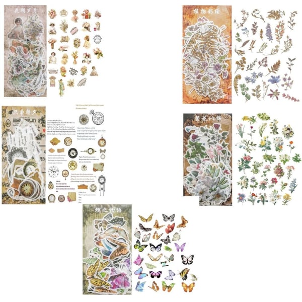 Blomster Stickers Plant Stickers Vintage Stickers