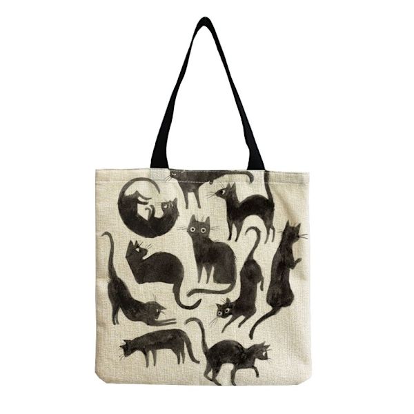 Canvas tygväska Eco Shopping Handbag 3 3 3