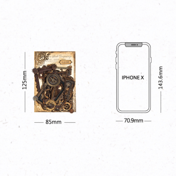 10 KPL/setti Koristepaperi Scrapbooking 5 5 5