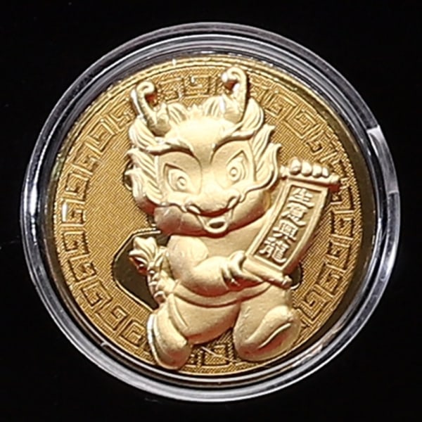 Erindringsmønt Dragon Gold Coins STIL 1 STIL 1 Style 1