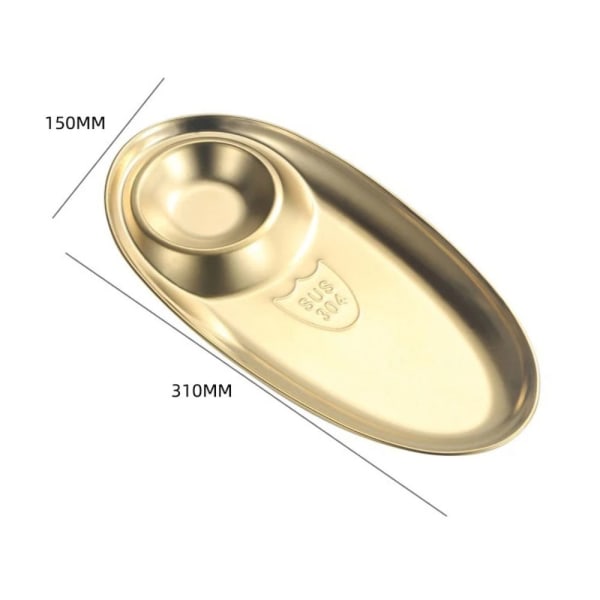Päivällistarjotin Välipala-astia GOLD XL Gold XL