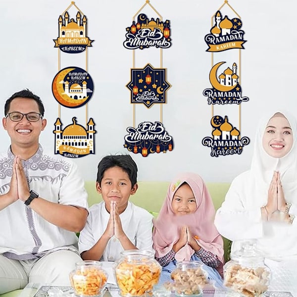 Eid Mubarak -ovikulma Ramadan-riipukset TYyli 2 TYyli 2