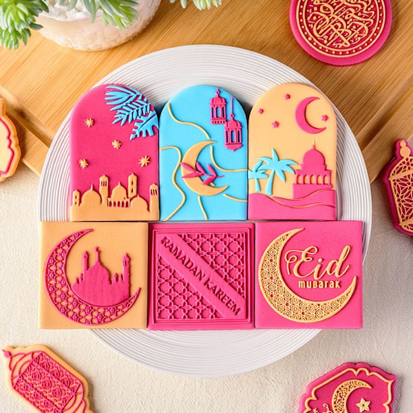 Eid al-Adha Fondantkjeksform Kjekstempelform F F